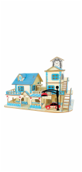Woodcraft Dřevěné 3D puzzle Přímořská destinace