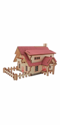 Woodcraft Dřevěné 3D puzzle Ranč