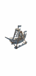 Woodcraft Dřevěné 3D puzzle Pirátská houpačka