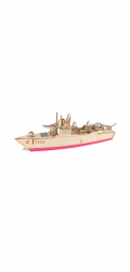 Woodcraft Dřevěné 3D puzzle Torpédoborec 052D