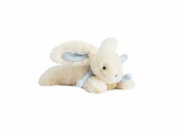 Doudou Dárková sada - Plyšový králíček modrý 20 cm