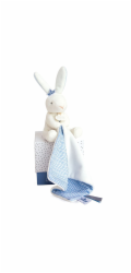 Doudou Dárková sada - králíček námořník s muchláčkem 10 cm