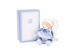 Doudou Dárková sada - Plyšové chrastítko medvídek 19 cm
