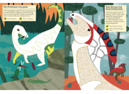Chronicle Books Kniha aktivit se samolepkami V době dinosaurů