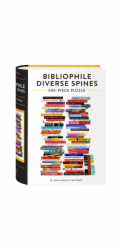 Chronicle Books Puzzle Bibliophile Diverse Spines 500 dílků