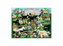 Galison Puzzle Prezidentští mazlíčci 2000 dílků