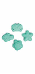 Bigjigs Toys Silikonové formičky zelené Eggshell