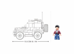 Sluban Model Bricks M38-B1013 Americké SUV Bronx