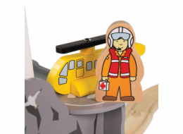 Bigjigs Rail Tunel s majákem a heliportem
