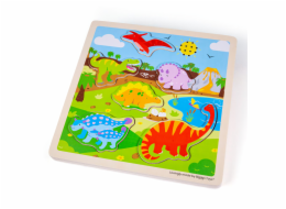 Bigjigs Toys Vkládačka se zvukem Dinosauři