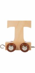 small foot Dřevěný vláček vláčkodráhy abeceda písmeno T
