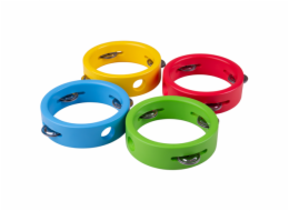 Bigjigs Toys Dřevěná minitamburína modrá