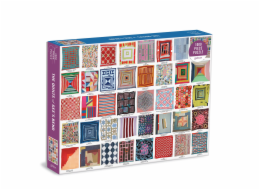 Galison Puzzle Patchworkové deky 1000 dílků