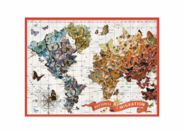 Galison Puzzle Migrace zlatého motýla Wendy 1000 dílků