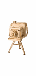 RoboTime 3D dřevěná skládačka Historický fotoaparát