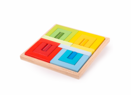 Bigjigs Toys Dřevěné skládací tvary