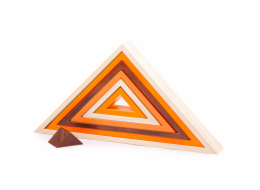 Bigjigs Toys Dřevěné skládací trojúhelníky Bigjigs Toys Dřevěné skládací trojúhelníky