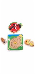 Bigjigs Toys Vkládací puzzle životní cykly berušky
