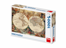 Dino Puzzle Historická mapa 1000 dílků