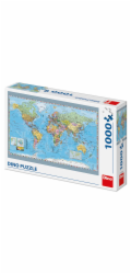 Dino Puzzle Politická mapa světa 1000 dílků