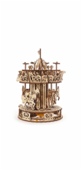 Ugears 3D dřevěné mechanické puzzle Kolotoč
