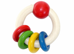 Hess Chrastítko kulaté se 4 kroužky Hess Chrastítko kulaté se 4 kroužky