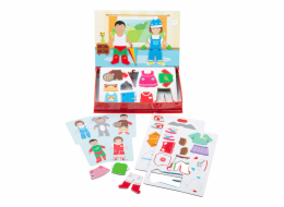 Bigjigs Toys Magnetické oblékací puzzle Šaty