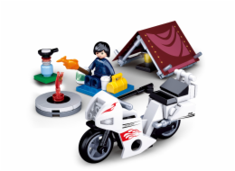 Sluban Town Motorky M38-B0717E Motorkář v kempu