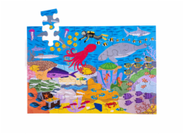 Bigjigs Toys Podlahové puzzle Podmořský svět 48 dílků