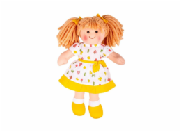 Bigjigs Toys Látková panenka Zoe 28cm