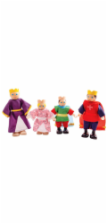 Bigjigs Toys Dřevěné postavičky královská rodina