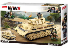 Sluban WWII M38-B0693 Velký německý tank 2v1