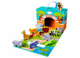 Bino Cestovní kufřík se zvířátky zoo