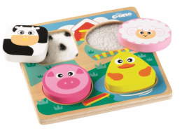 Tidlo Senzorické puzzle farma