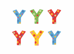 Bigjigs Toys Hvězdičkové písmenko Y