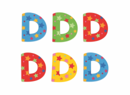 Bigjigs Toys Hvězdičkové písmenko D