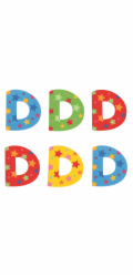 Bigjigs Toys Hvězdičkové písmenko D