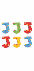 Bigjigs Toys Hvězdičkové písmenko J