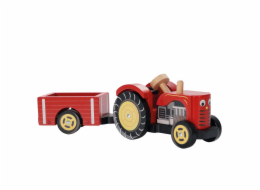 Le Toy Van Traktor červený