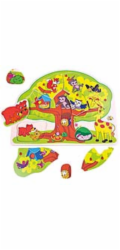 Bino Puzzle veselá zvířátka