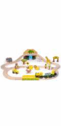 Bigjigs Rail Dřevěná vláčkodráha Safari