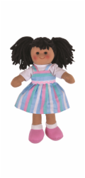 Bigjigs Toys Látková panenka Kira 28 cm