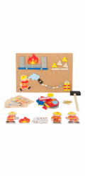 small foot Kreativní zatloukací hra Hasiči