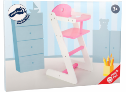 small foot Dřevěná jídelní židlička pro panenku dream