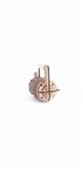 Ugears 3D dřevěné mechanické puzzle Zámek