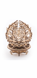 Ugears 3D dřevěné mechanické puzzle Květina
