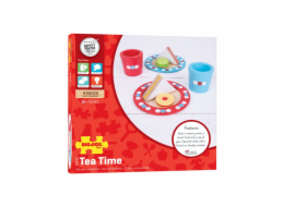 Bigjigs Toys Set svačinka s puntíky