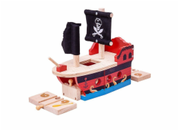 Bigjigs Rail Pirátská galéra
