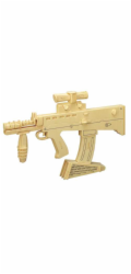 Woodcraft Dřevěné 3D puzzle karabina