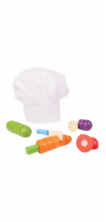 Bigjigs Toys Dřevěná krájecí zelenina s čepicí